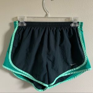 Green & Grey Authentic Nike Athletic Shorts